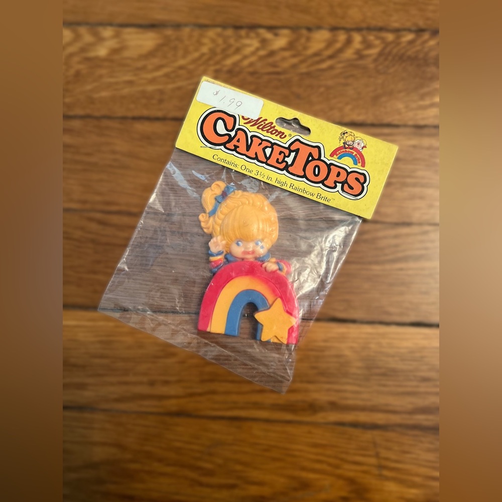 Vintage Wilton Rainbow Brite Cake Topper